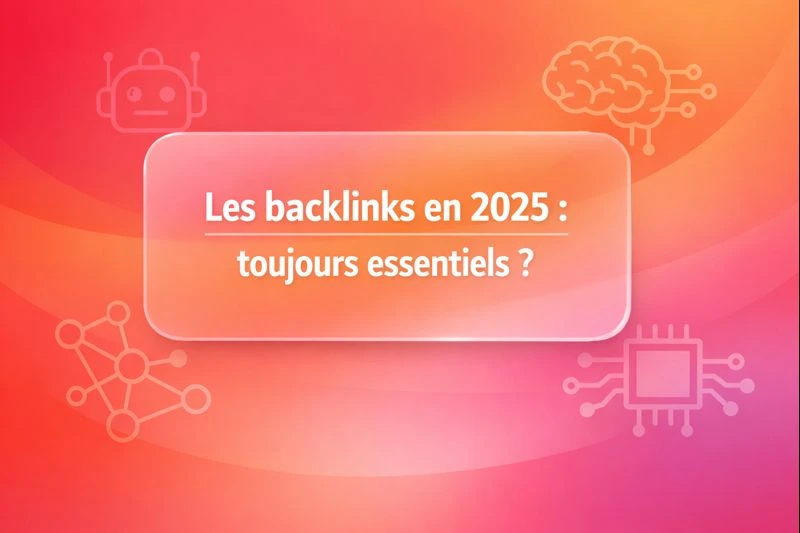 Illustration d'un expert SEO évaluant l'importance des backlinks en 2025