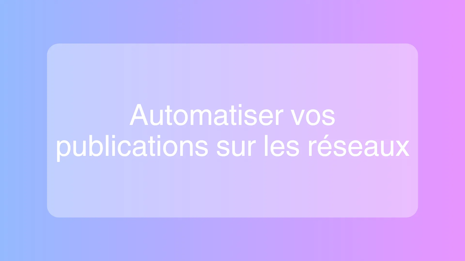 Illustration de l'automatisation des publications sur les réseaux sociaux avec des outils numériques