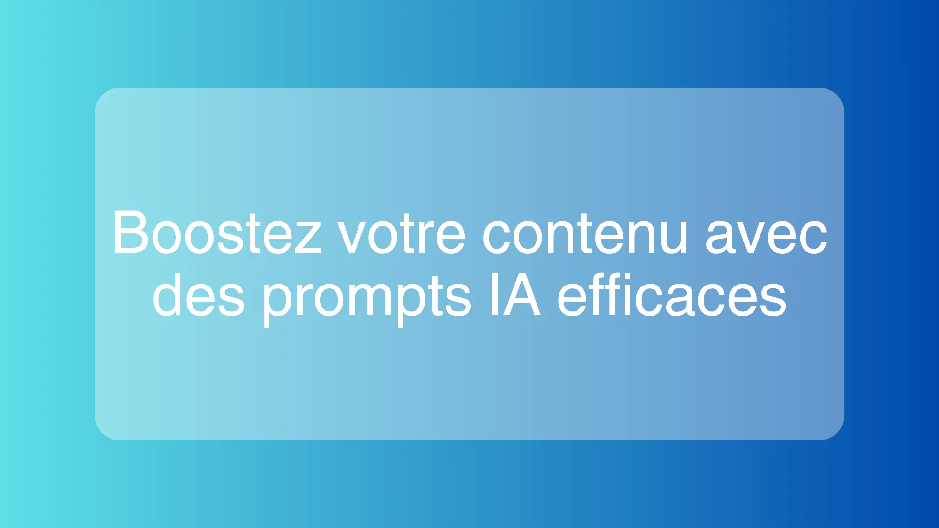 Illustration de la création de contenu en série avec des prompts IA