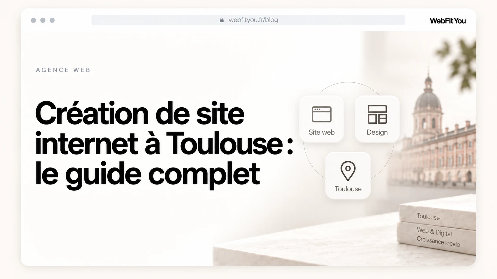 Illustration de la création d'un site internet pour une entreprise toulousaine
