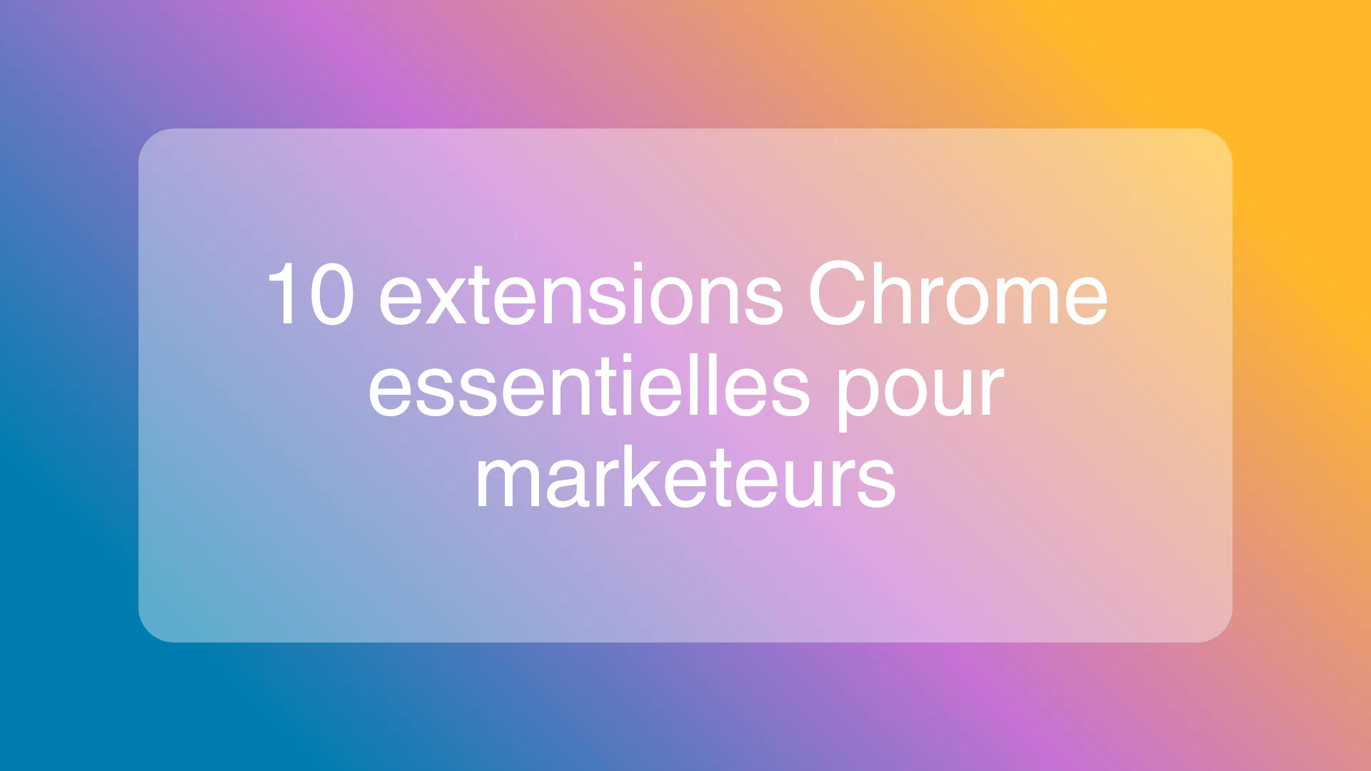 Illustration de marketeurs utilisant des extensions Chrome pour optimiser leur marketing digital