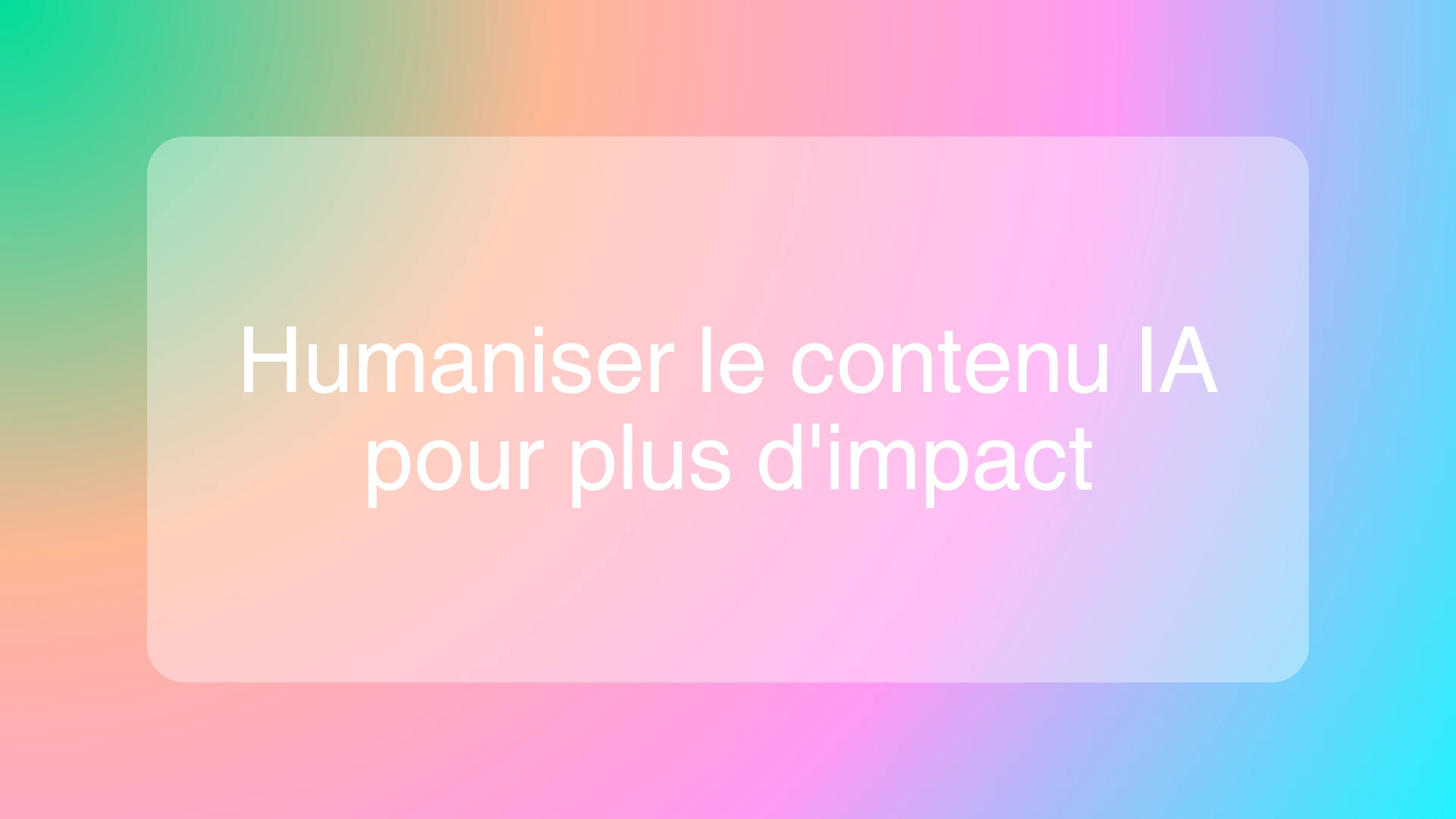 Illustration d'un contenu généré par IA humanisé par des techniques narratives