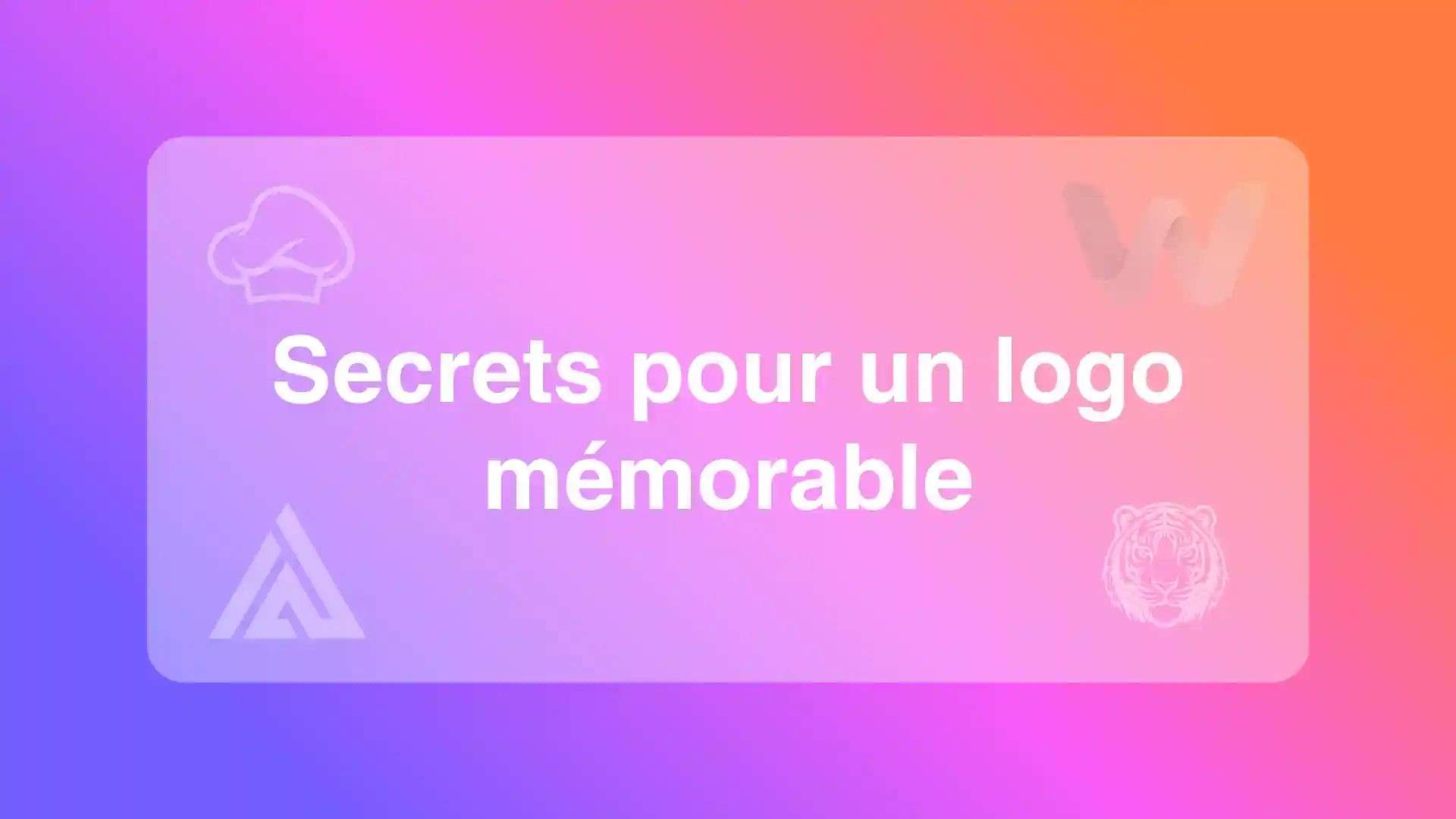 Illustration d'un logo mémorable utilisant des couleurs et formes efficaces
