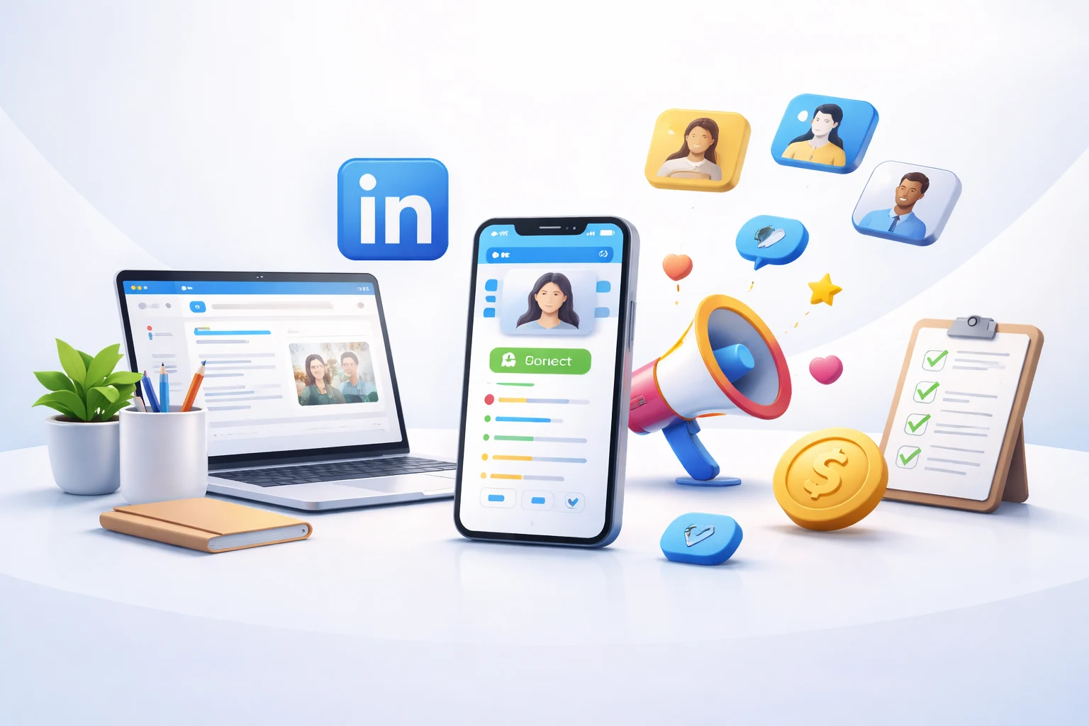 Stratégie LinkedIn pour attirer des clients sans prospecter