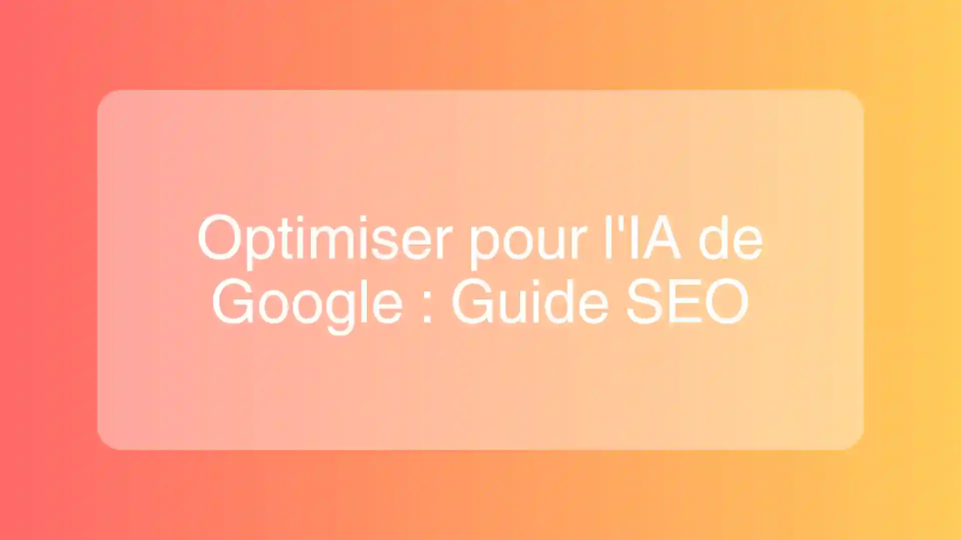 Illustration d'un site optimisé pour apparaître dans les réponses IA de Google