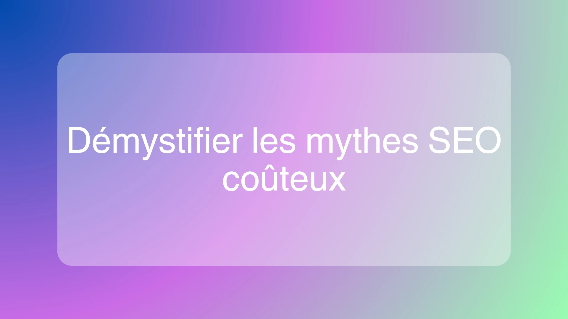Illustration d'un expert SEO démystifiant des idées reçues pour optimiser le référencement