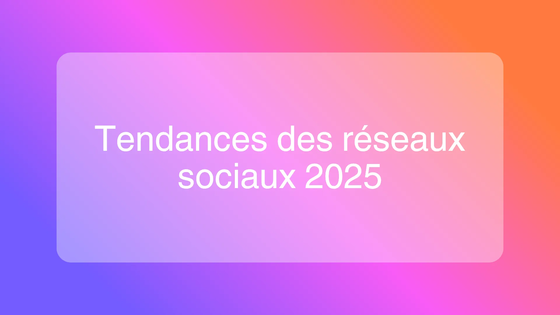 Illustration des tendances des réseaux sociaux en 2025 avec IA et durabilité