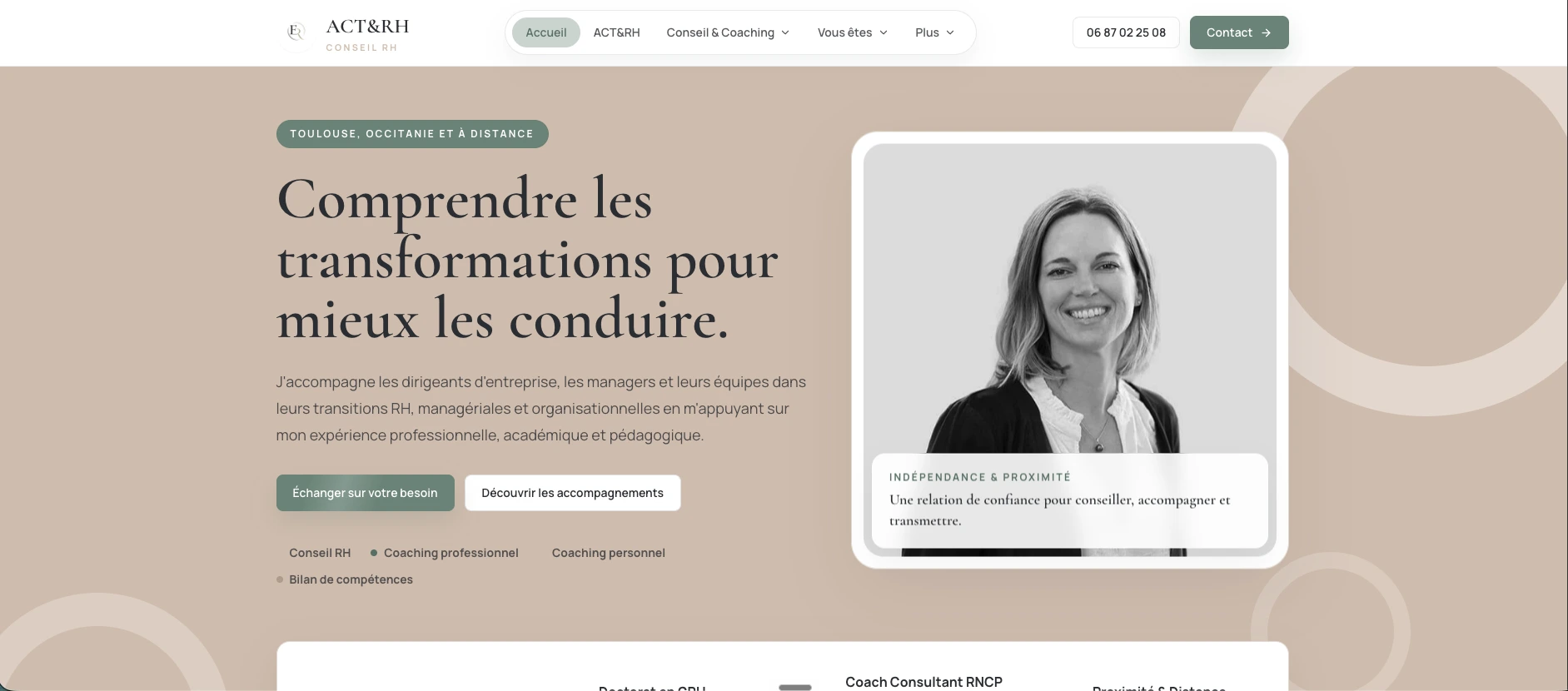 ACT&RH — Conseil RH et coaching professionnel