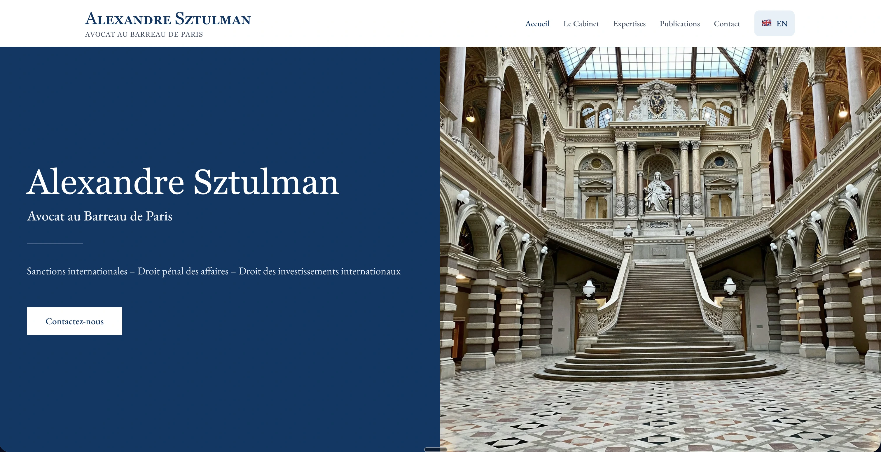 Maître Alexandre Sztulman - Avocat au Barreau de Paris